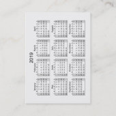 Mama Play Datum Umbrella 2019 Kalender Telefonnummerkarte (Rückseite)