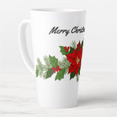 Mama Poinsettias Latte Tasse (Linke Ecke)