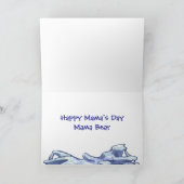 Mama Polar Bear Grußkarte Karte (Innenseite)