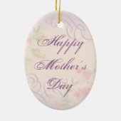 Mama Poodle Keramik Ornament (Hinten)