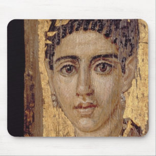 Mama-Porträt einer Frau, von Fayum, Romano-Egyp Mousepad