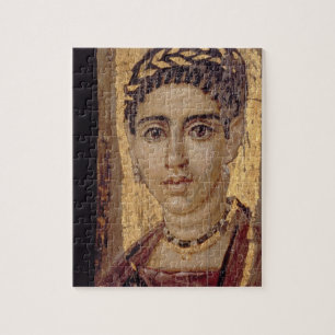 Mama-Porträt einer Frau, von Fayum, Romano-Egyp Puzzle