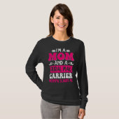 Mama Postal Worker Postman Moth T-Shirt (Vorne ganz)