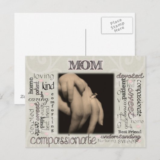 Mama Postkarte (Vorne/Hinten)