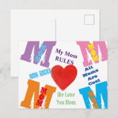 Mama Postkarte (Vorne/Hinten)
