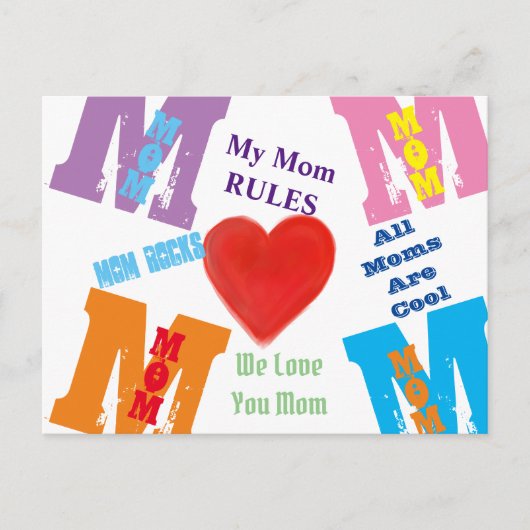 Mama Postkarte (Vorderseite)