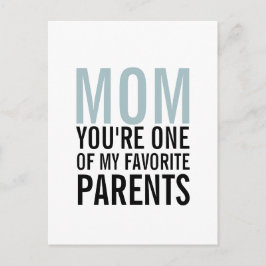 Mama Postkarte meiner Lieblingsmutter