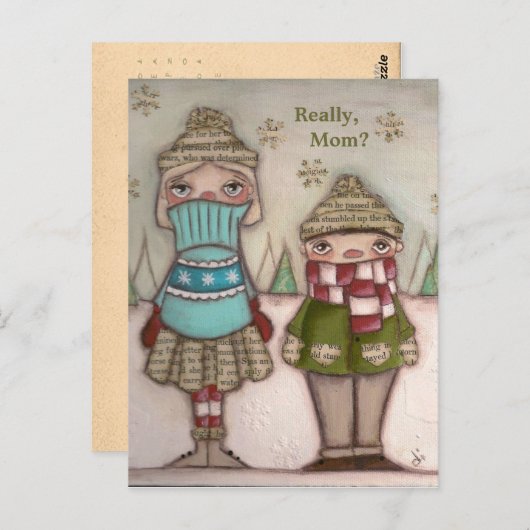 Mama - Postkarten (Vorne/Hinten)