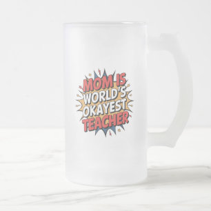 Mama Power Mattglas Bierglas