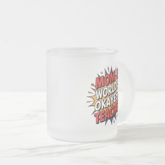 Mama Power Mattglastasse (VorderseiteRechts)