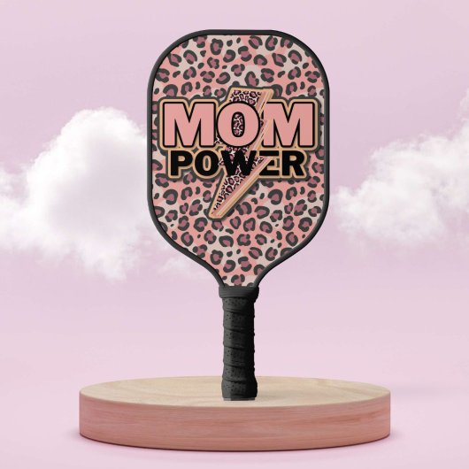 Mama Power Rosa Leopard Pickleball Schläger