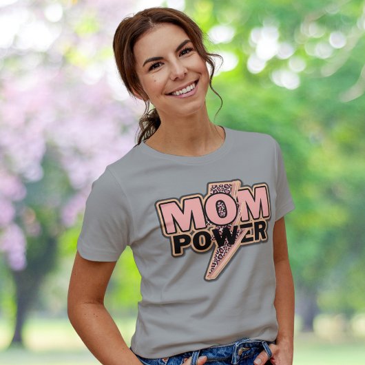 Mama Power Rosa Leopard T-Shirt