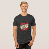 Mama Power Tri-Blend Shirt (Vorderseite voll)