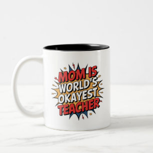 Mama Power Zweifarbige Tasse