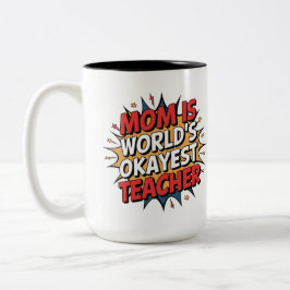 Mama Power Zweifarbige Tasse