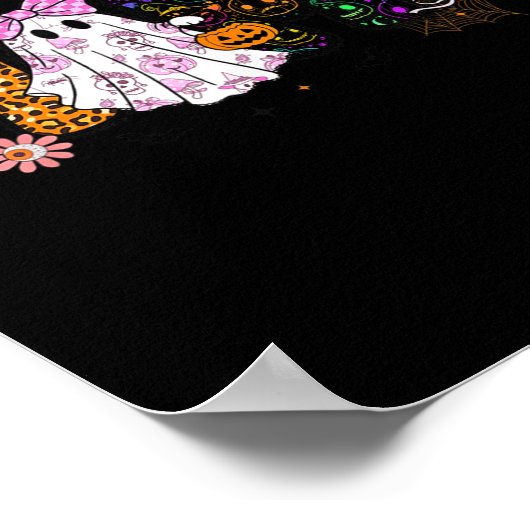 Mama Pumpkin Fall Coquette Lace Bow Thanksgiving M Poster (Ecke)