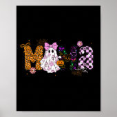 Mama Pumpkin Fall Coquette Lace Bow Thanksgiving M Poster (Vorne)