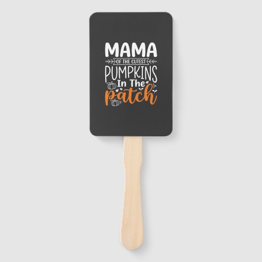 Mama Pumpkins Patch Halloween Design_1 Fächer (Vorderseite)