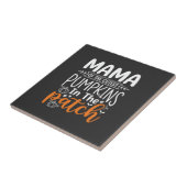 Mama Pumpkins Patch Halloween Design_1 Fliese (Seite)