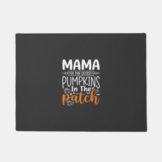 Mama Pumpkins Patch Halloween-Design_1 Fußmatte (Vorderseite)
