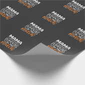 Mama Pumpkins Patch Halloween Design_1 Geschenkpapier (Ecke)