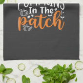 Mama Pumpkins Patch Halloween Design_1 Geschirrtuch (Gefaltet)