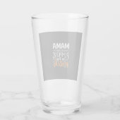 Mama Pumpkins Patch Halloween Design_1 Glas (Rückseite)