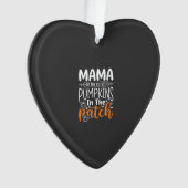 Mama Pumpkins Patch Halloween Design_1 Ornament (Vorderseite)