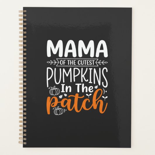 Mama Pumpkins Patch Halloween Design_1 Planer (Vorderseite)