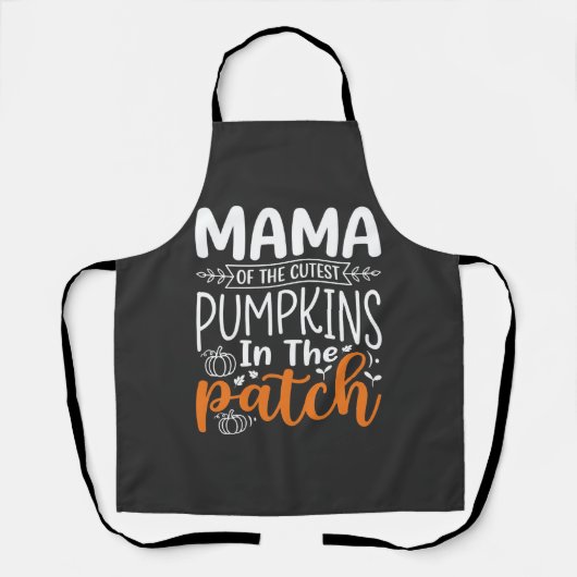 Mama Pumpkins Patch Halloween Design_1 Schürze (Vorderseite)