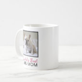 Mama-Quadrat-HundeFoto der niedliche Welt bestes Kaffeetasse (Vorderseite Links)