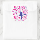 Mama Quadratischer Aufkleber (Tasche)