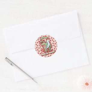 Mama Queen Floral Runder Aufkleber
