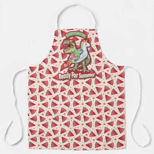 Mama Queen Floral Schürze (Vorderseite)