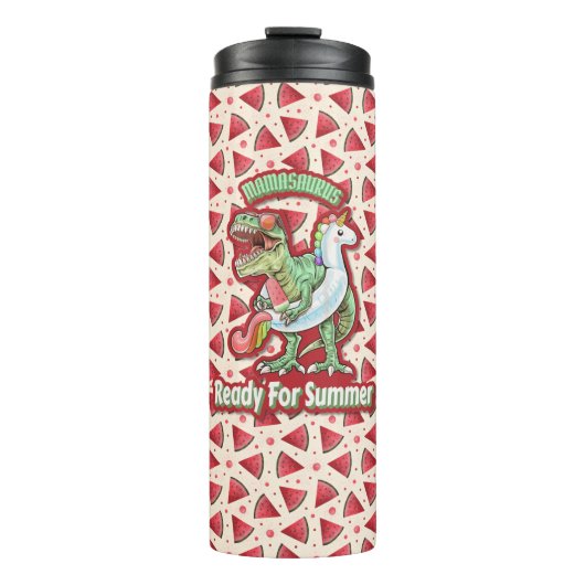 Mama Queen Floral Thermosbecher (Vorderseite)