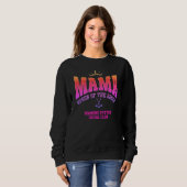 MAMA QUEEN OF THE GREEN Women Golfer Sweatshirt (Vorne ganz)