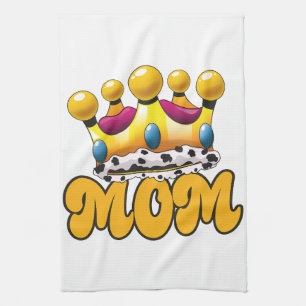 Mama Queens Crown Geschirrtuch