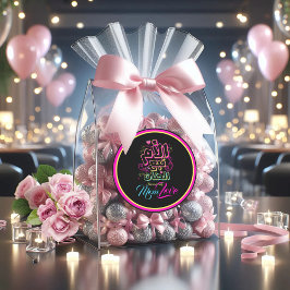 MAMA Quelle der Liebe Arabischer Graffiti-Rundstic Runder Aufkleber