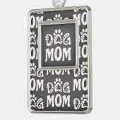 Mama Rahmen-Ornament Silber (Links)