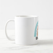 Mama Rainbow Blue Peach Kaffeetasse (Links)