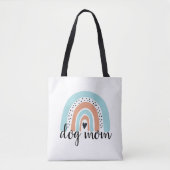 Mama Rainbow Blue Peach Tasche (Vorderseite)