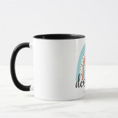 Mama Rainbow Blue Peach Tasse (Links)