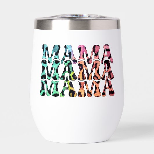 Mama Rainbow Leopard Print (Vorderseite)