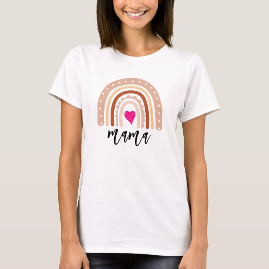 Mama Rainbow Shirt für Frauen (Vorderseite)
