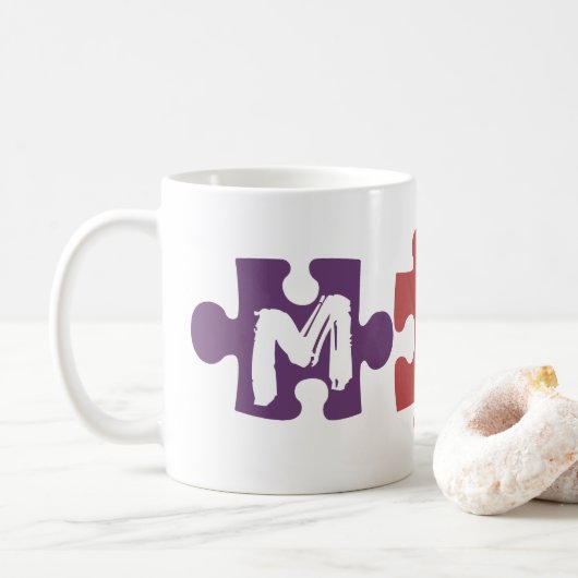 Mama-Rätsel Kaffeetasse (Mit Donut)