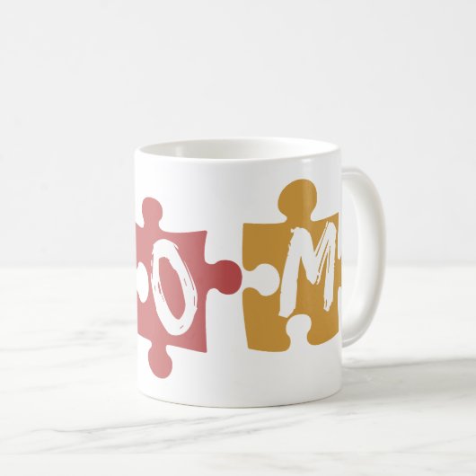 Mama-Rätsel Kaffeetasse (VorderseiteRechts)