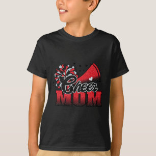 Mama Red Black Pom Leopard 1 T-Shirt