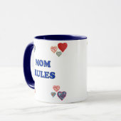 Mama-Regeln Tasse (Vorderseite Links)