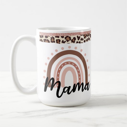 Mama Regenbogen Kaffeetasse (Links)