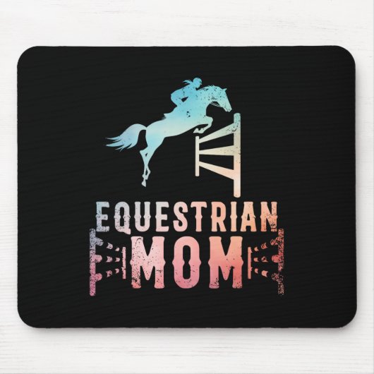 Mama Reiten Mousepad (Vorne)